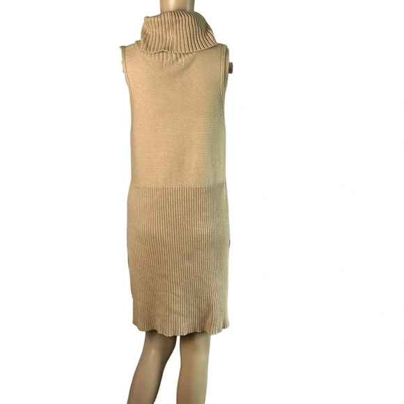 VTG Sweater dress,chunky rib knit ,turtleneck,size 10. Retro,boho,70’ vibe - Picture 4 of 13